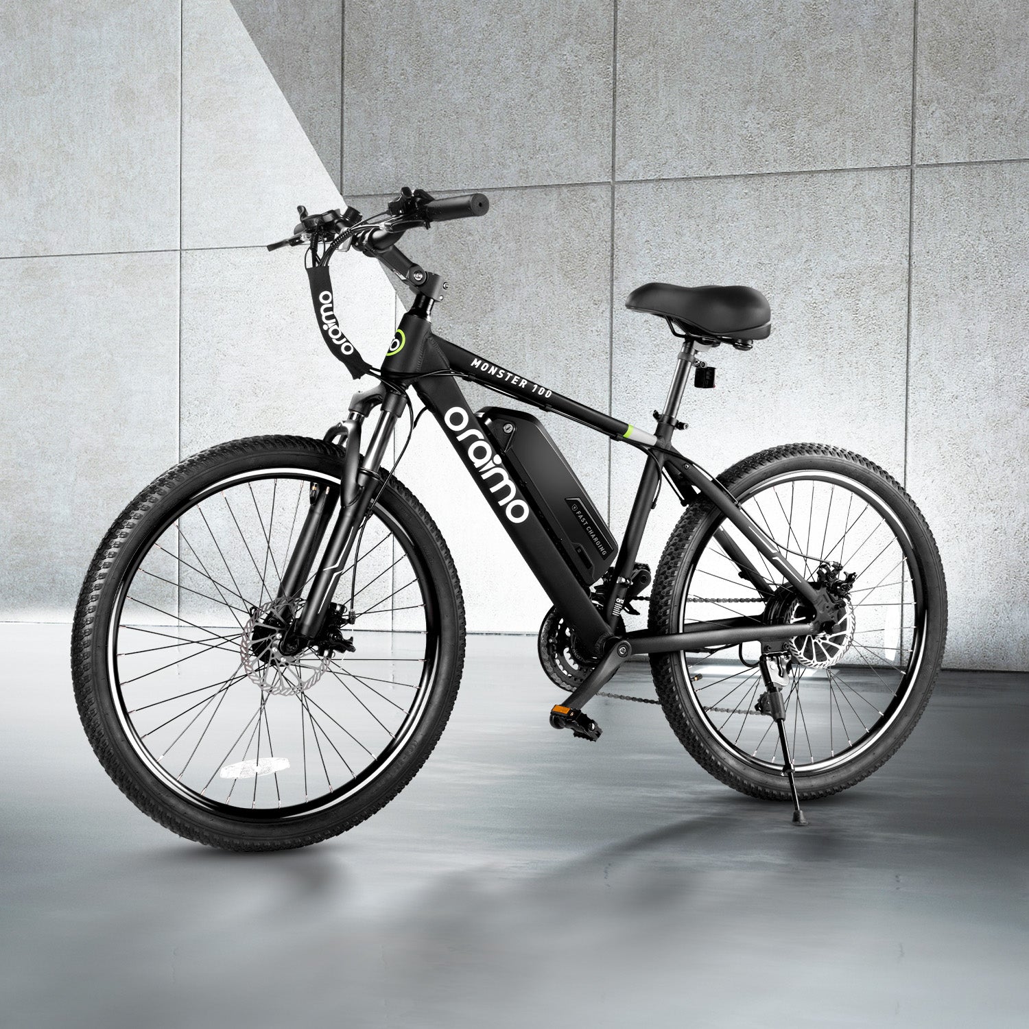 Oraimo Electric Bike for Adults,350W BAFANG Motor(Peak 500W), 4A 3H Fast  Charge, 468Wh Li-ion Battery, 21 Speed Gear, Air Saddle, 45 Miles 20 MPH  26